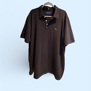 Tommy Bahama Black Polo Shirt